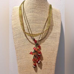 Artist Crafted adjustable necklace.